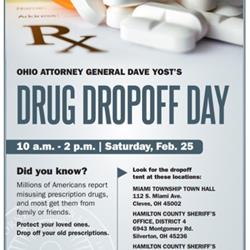 Drug Drop Off Day Open on February 25 